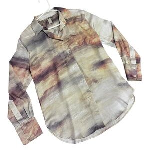 H&M Multicolor Button Down Shirt